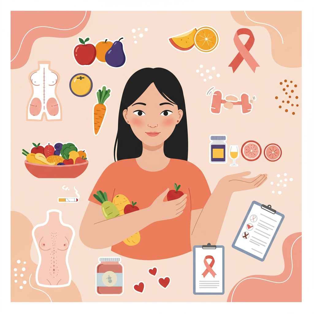 破解乳癌密碼，掌握健康主動權！了解乳癌的成因、風險因素及預防方法，透過健康飲食、規律運動和定期篩檢，有效降低乳癌風險。台灣健保提供乳癌篩檢補助，別讓自己錯失早期發現的機會，守護妳的健康，從現在開始！